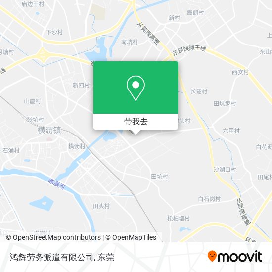 鸿辉劳务派遣有限公司地图