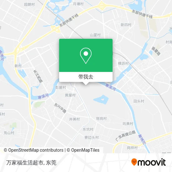 万家福生活超市地图