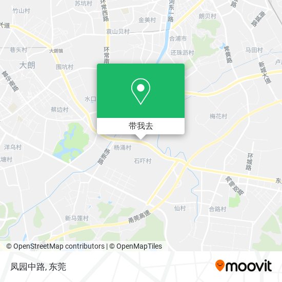 凤园中路地图