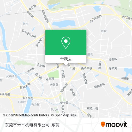 东莞市禾平机电有限公司地图