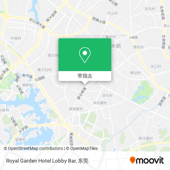 Royal Garden Hotel Lobby Bar地图