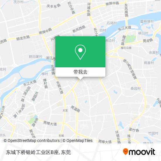 东城下桥银岭工业区B座地图