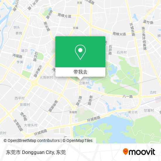 东莞市 Dongguan City地图