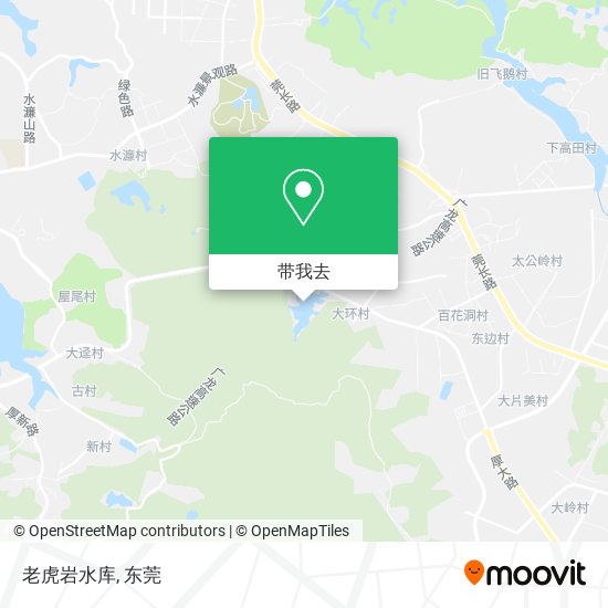 老虎岩水库地图