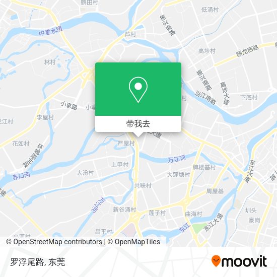 罗浮尾路地图