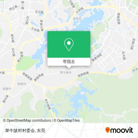 犀牛陂村村委会地图