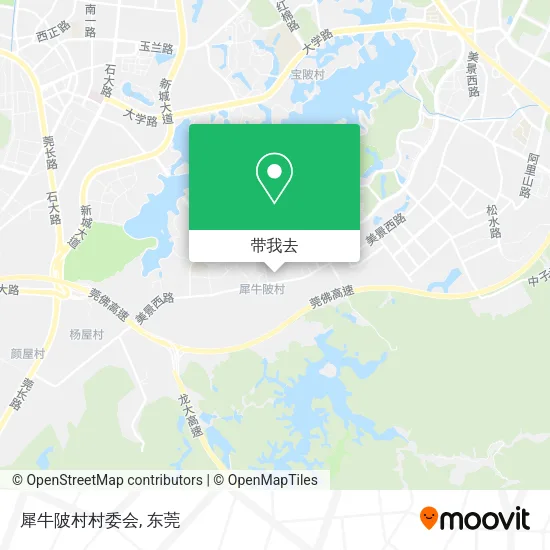 犀牛陂村村委会地图