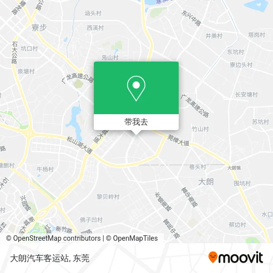 大朗汽车客运站地图