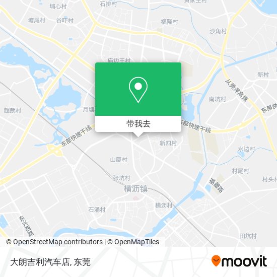 大朗吉利汽车店地图