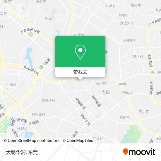 大朗华润地图