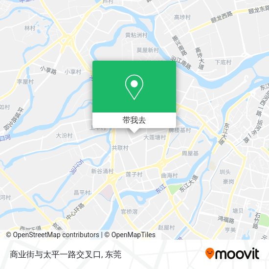 商业街与太平一路交叉口地图