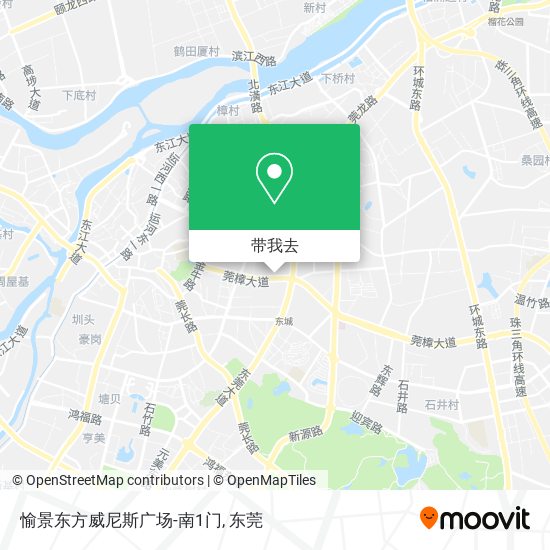 愉景东方威尼斯广场-南1门地图