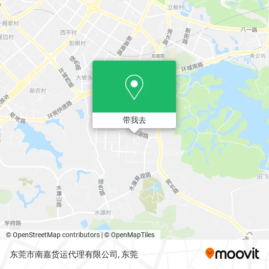 东莞市南嘉货运代理有限公司地图