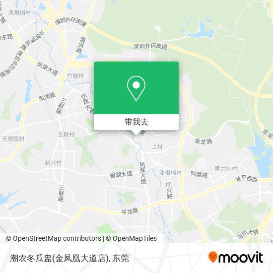潮农冬瓜盅(金凤凰大道店)地图