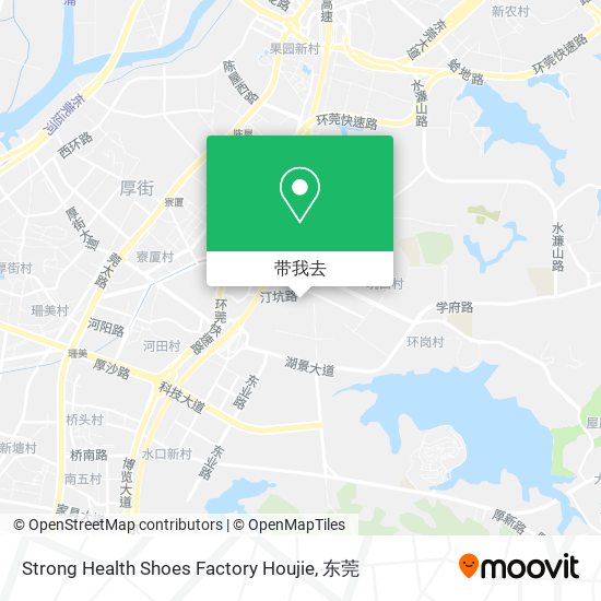 Strong Health Shoes Factory Houjie地图