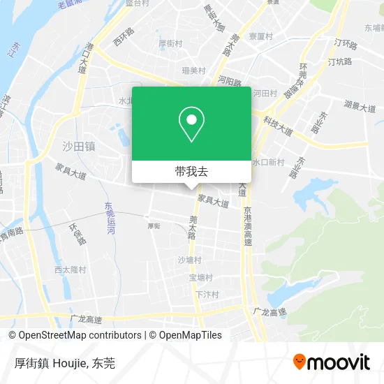 厚街鎮 Houjie地图
