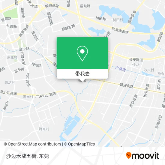 沙边禾成五街地图