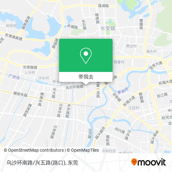 乌沙环南路/兴五路(路口)地图