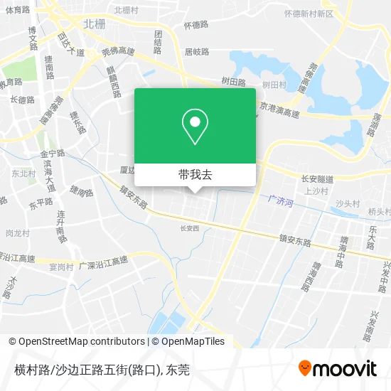 横村路/沙边正路五街(路口)地图