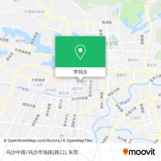 乌沙中路/乌沙市场路(路口)地图