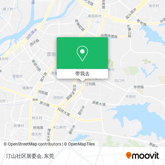 汀山社区居委会地图