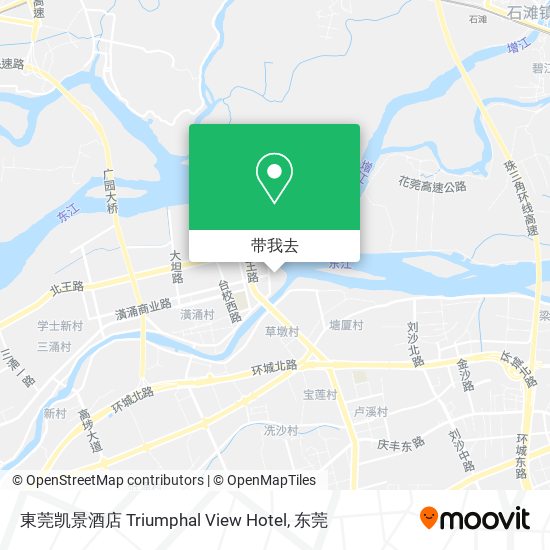 東莞凯景酒店 Triumphal View Hotel地图