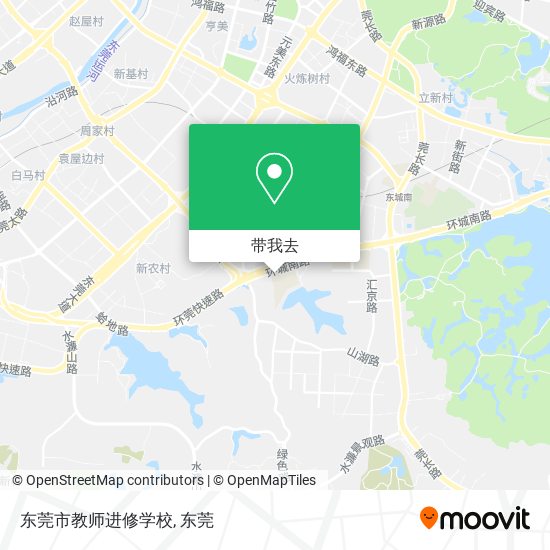 东莞市教师进修学校地图