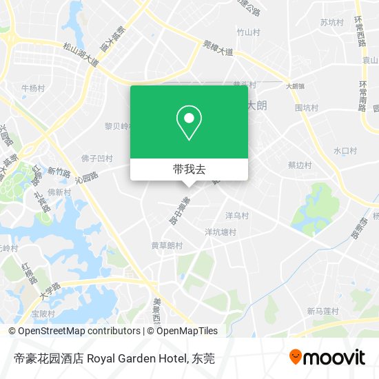 帝豪花园酒店 Royal Garden Hotel地图