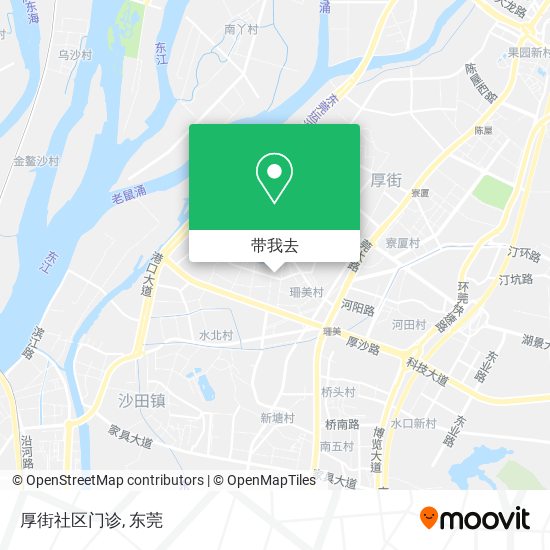 厚街社区门诊地图