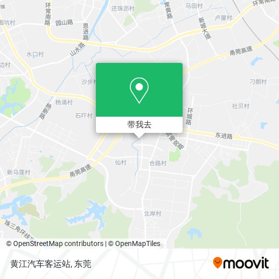 黄江汽车客运站地图