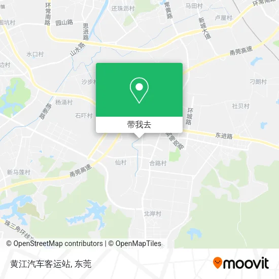 黄江汽车客运站地图