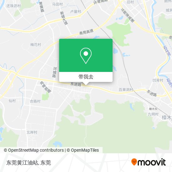 东莞黄江油站地图