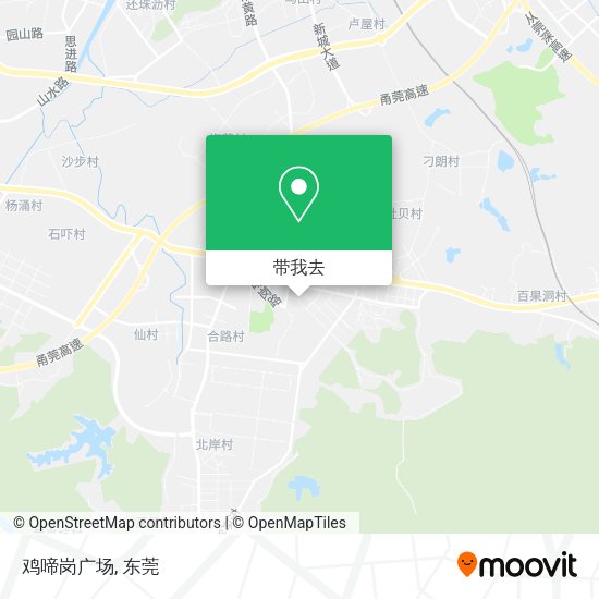 鸡啼岗广场地图