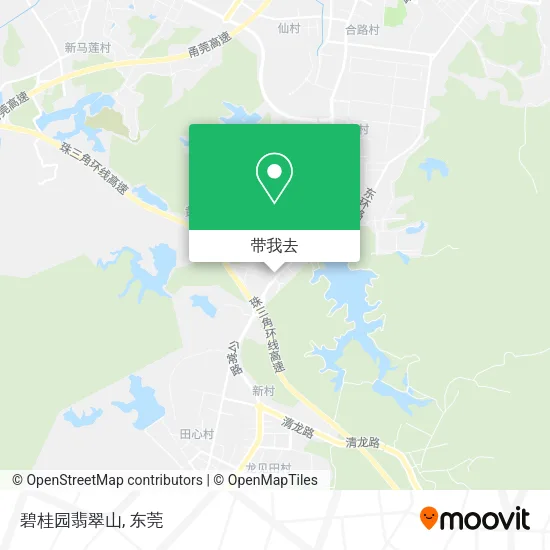 碧桂园翡翠山地图