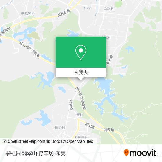碧桂园·翡翠山-停车场地图