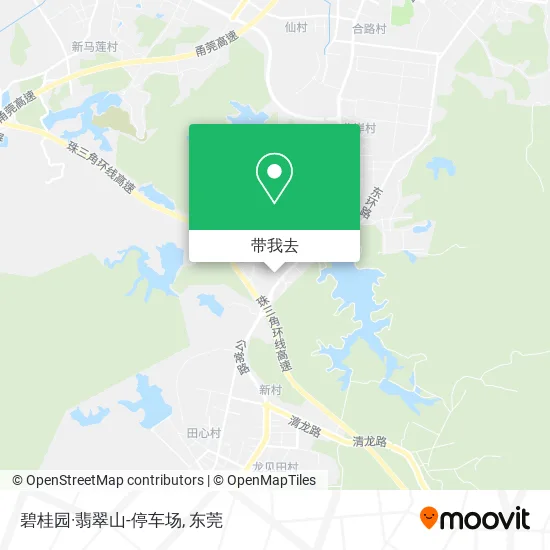 碧桂园·翡翠山-停车场地图