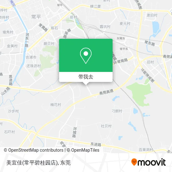 美宜佳(常平碧桂园店)地图