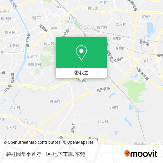 碧桂园常平首府一区-地下车库地图