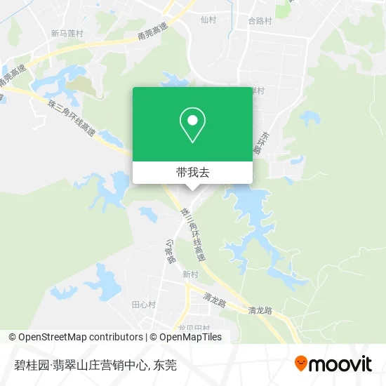 碧桂园·翡翠山庄营销中心地图