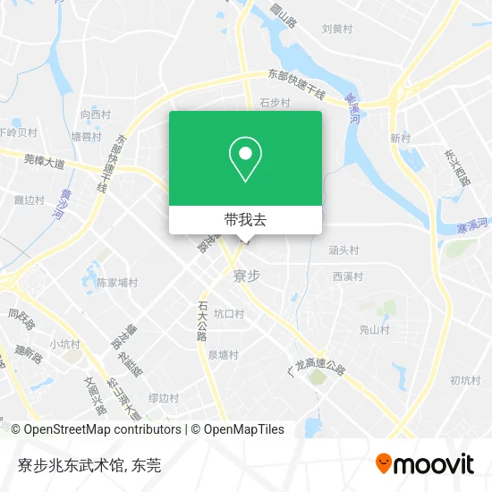 寮步兆东武术馆地图