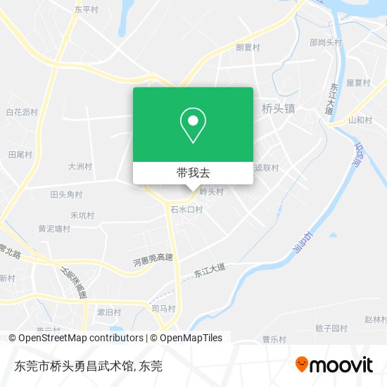 东莞市桥头勇昌武术馆地图