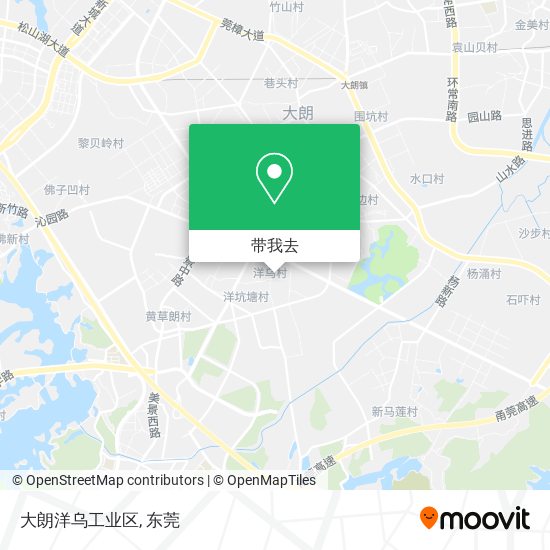 大朗洋乌工业区地图