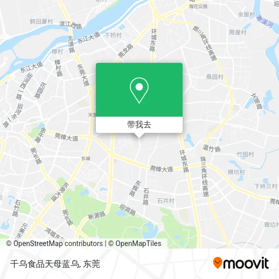 千乌食品天母蓝乌地图