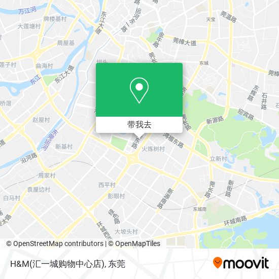 H&M(汇一城购物中心店)地图