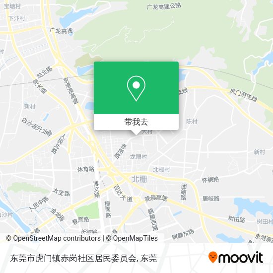 东莞市虎门镇赤岗社区居民委员会地图