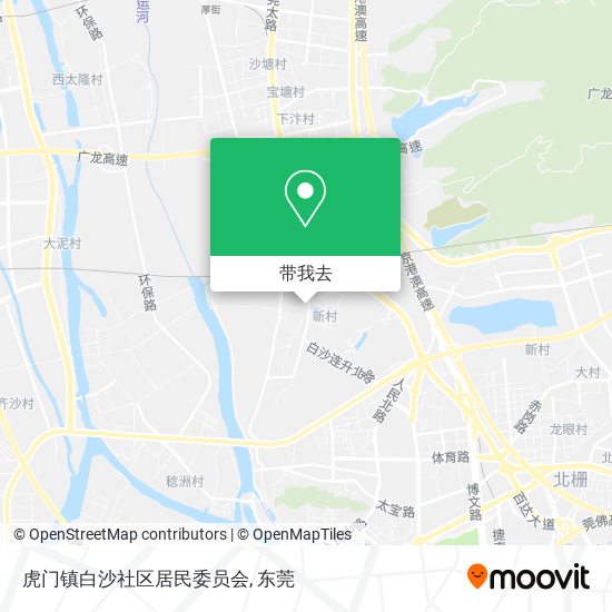 虎门镇白沙社区居民委员会地图