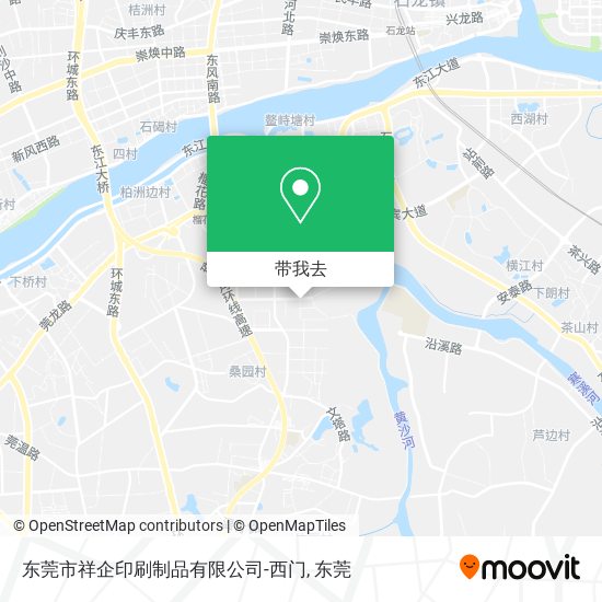 东莞市祥企印刷制品有限公司-西门地图