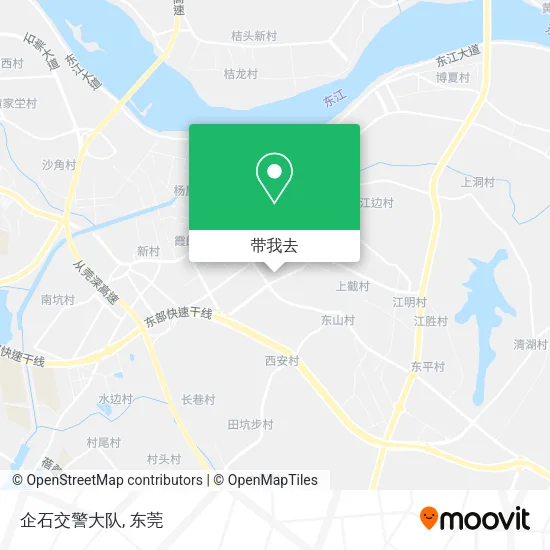 企石交警大队地图