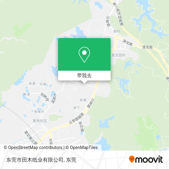 东莞市田木纸业有限公司地图