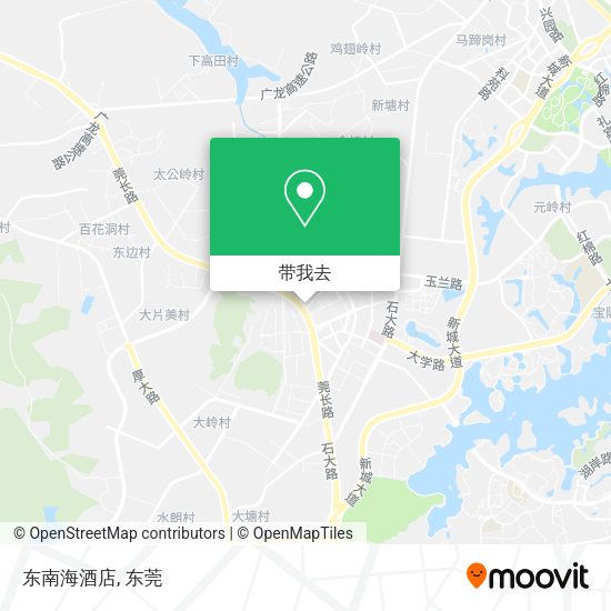 东南海酒店地图